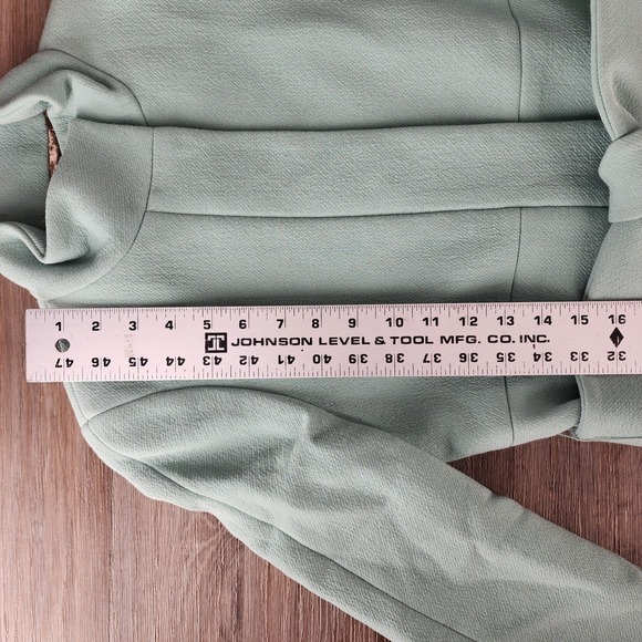 J. Crew Mint Green Trench Coat - Picture 7 of 13